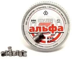Пули АЛЬФА 4,5мм 0,50г (300 шт)