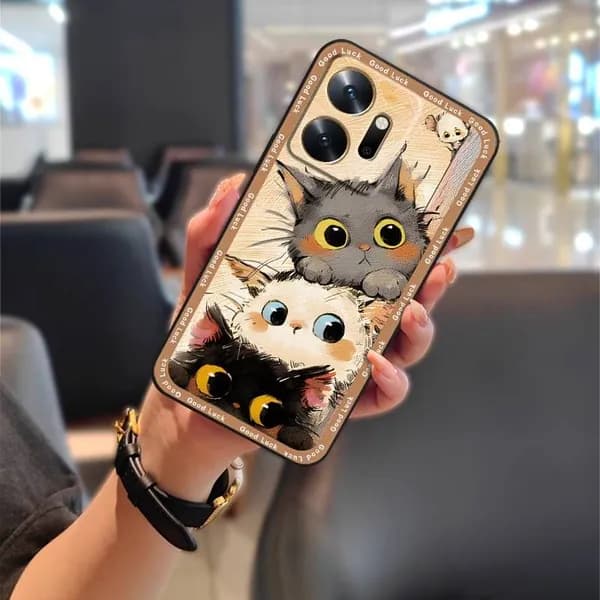 Чехол Lulumi для Infinix X6821/Zero20, мягкий водонепроницаемый чехол с изображением животных, грязеотталкивающий, противоударный, из ТПУ.