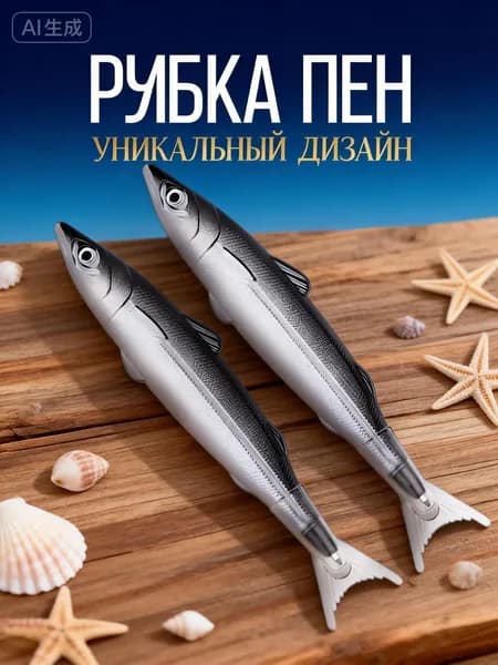 Набор ручек Гелевая, толщина линии: 2 мм, цвет: Черный, 2 шт.
