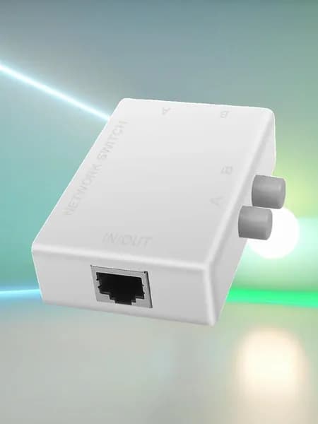Сетевой коммутатор K2 RJ45, 2-портовый разветвитель Ethernet LAN, двухсторонний портативный адаптер для совместного использования OZY2