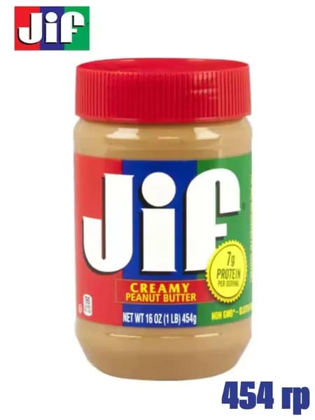 Jif арахисовая паста 454 гр