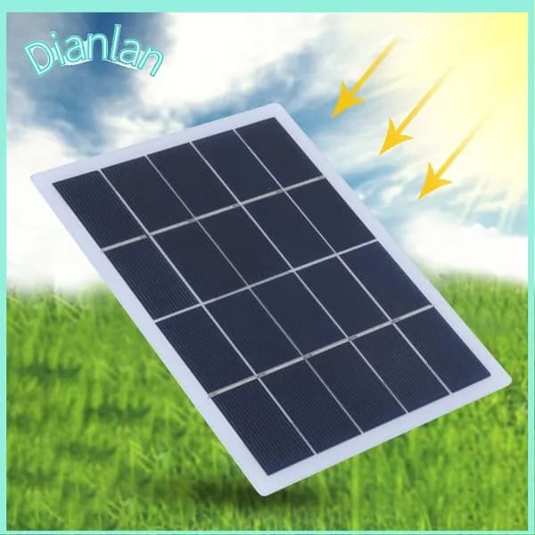 Солнечная панель 3W 5V, портативная, стильная, для дачных проектов и активного отдыха