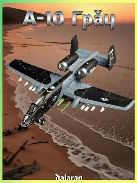 A-10 Thunderbolt 1/72, модель без клея, аналог Су-25