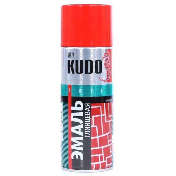 Краска универсальная красная KUDO 520 мл
