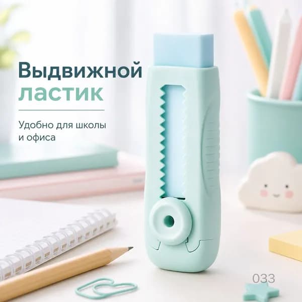 Студенческие выдвижные ластики