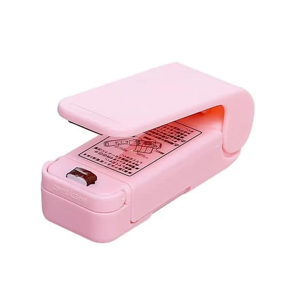 Мини запайщик пакетов ручной портативный для кухни, pink