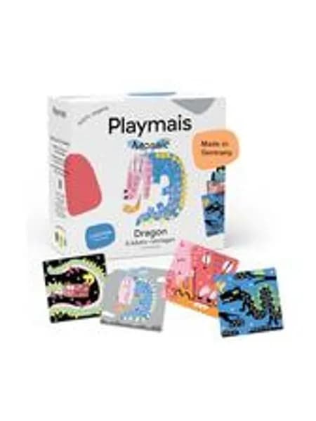 Playmais Mosaic Dragon Набор для творчества с мозаикой из кукурузы, 2300 деталей, для детей от 5 лет