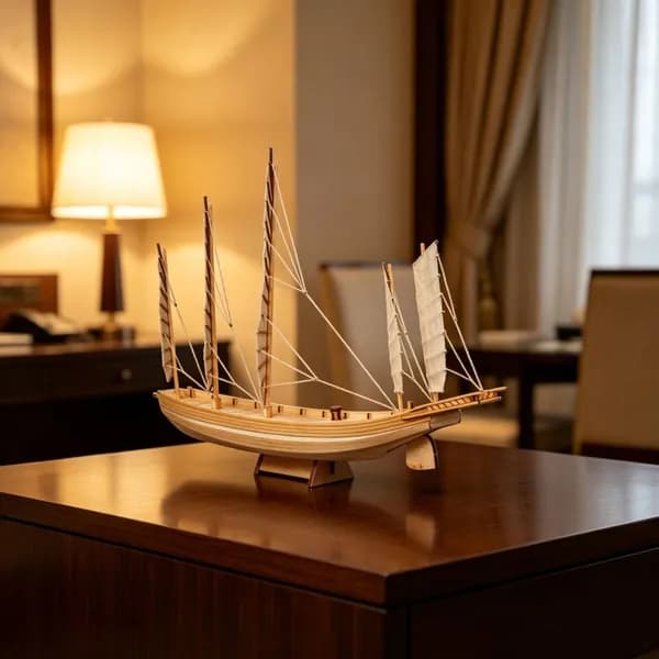 Сборная модель китайского парусника, 1:80, деревянная Древний Кит.джонка