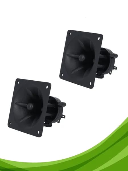 2 шт 85MM Твитеры 150W Керамический зуммер Высокочастотный квадратный музыкальный динамик