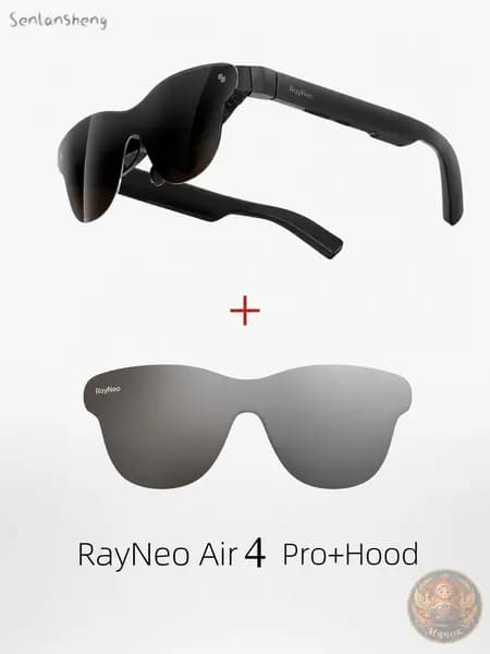 Эксклюзивные ARочки RayNeo Air 4 Pro с яркостью 1200 нит, оснащенные четырьмя динамиками для эффектного звука и HDэкраном на 135 дюймов с поддержкой HDR10