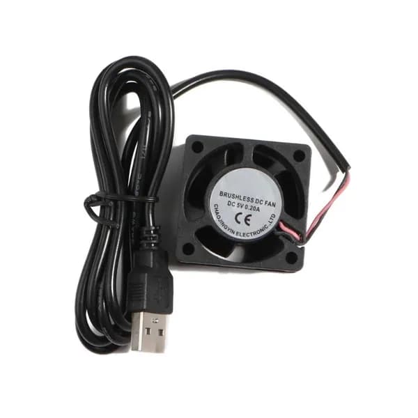 (1 шт.) USB-вентилятор 40x40 мм (толщина 10 мм, магнитный)