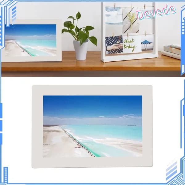 WiFi цифровой фоторамка 10 дюймов, мгновенный беспроводной обмен, для управления памятью и фото для всей семьи Европейские правила