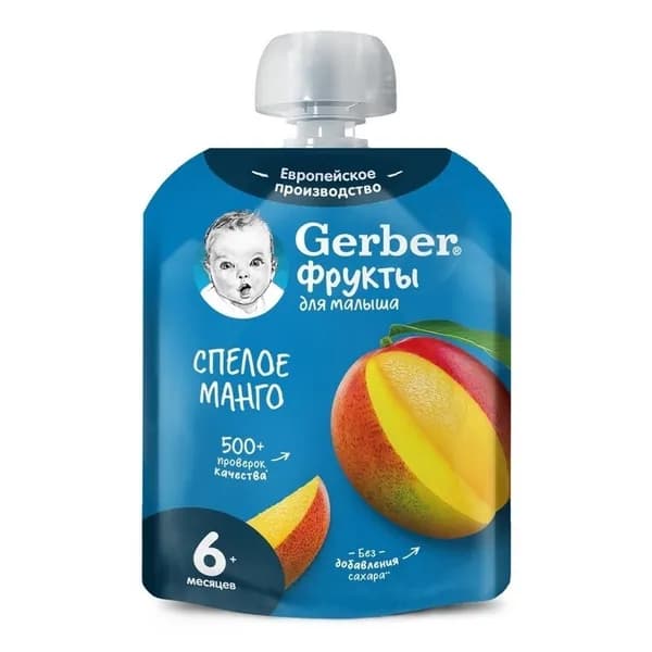 Пюре Gerber спелое манго 90 г