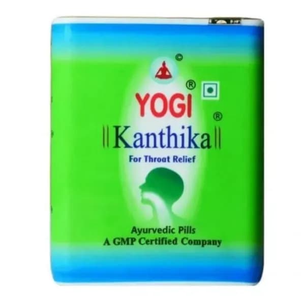 Йоги Кантика (Yogi Kanthika Yogi Ayurvedic) драже для лечения горла 70 шт.