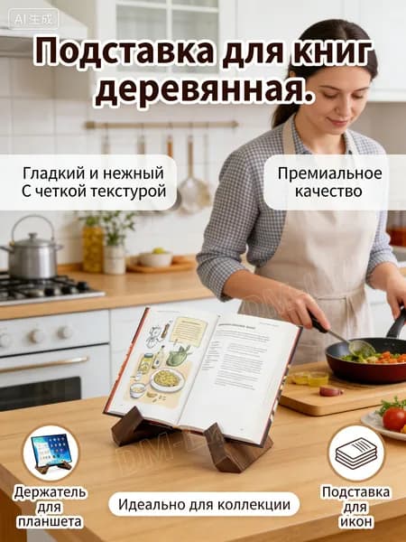 Подставка для книг / Держатель для планшета / Подставка для икон