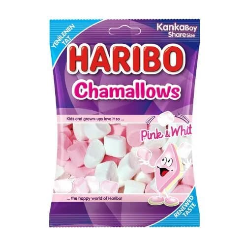 HARIBO Маршмеллоу Chamallows Pink & White, 70 г