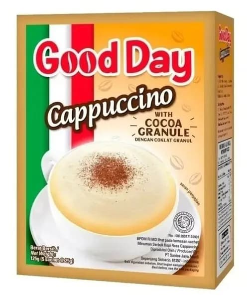 Good Day Капучино с шоколадной крошкой, 25 г, 5 шт в уп