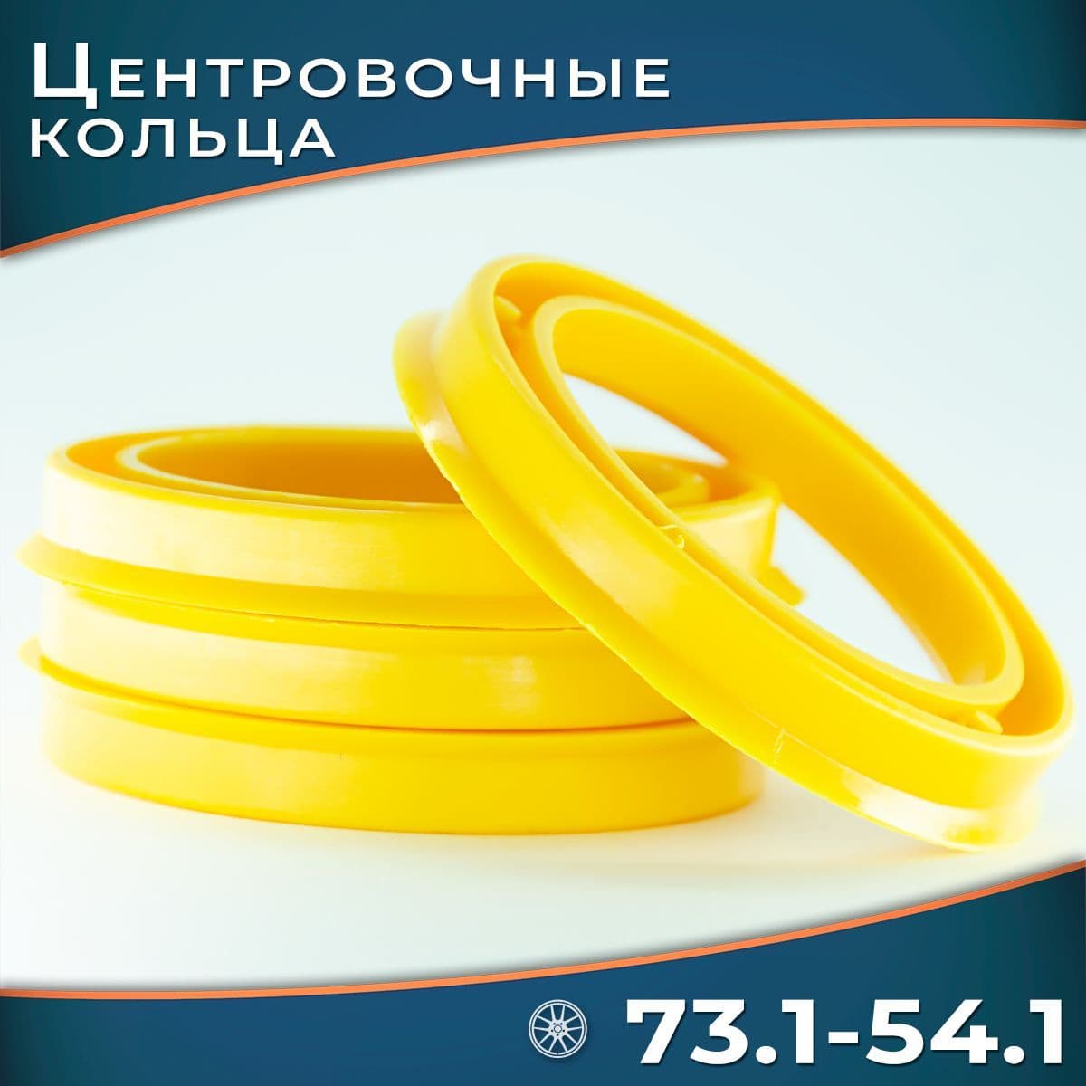 Центровочные кольца для автомобильных дисков 73.1-54.1 (4шт)