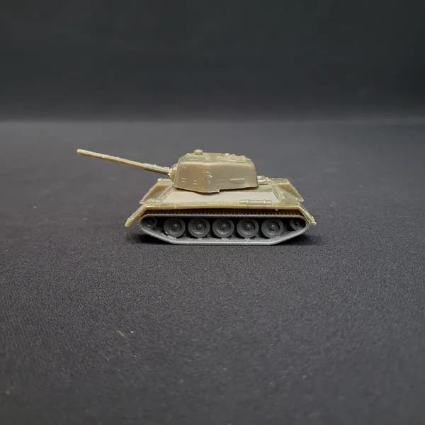 Танк игрушечный винтажный, СССР. Пластмасса, военная миниатюра для игры и коллекции