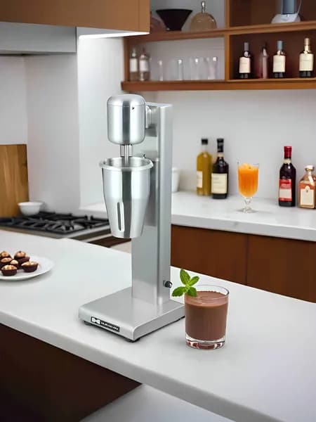 Миксер для коктейлей электрический Hurakan HKN-FR1GM со стаканом из нержавеющей стали 1 л