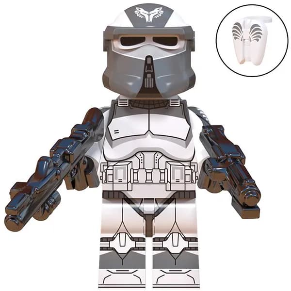 Фигурка Star Wars Звёздные Войны, пилот AT-RT "Волчьей стаи", конструктор