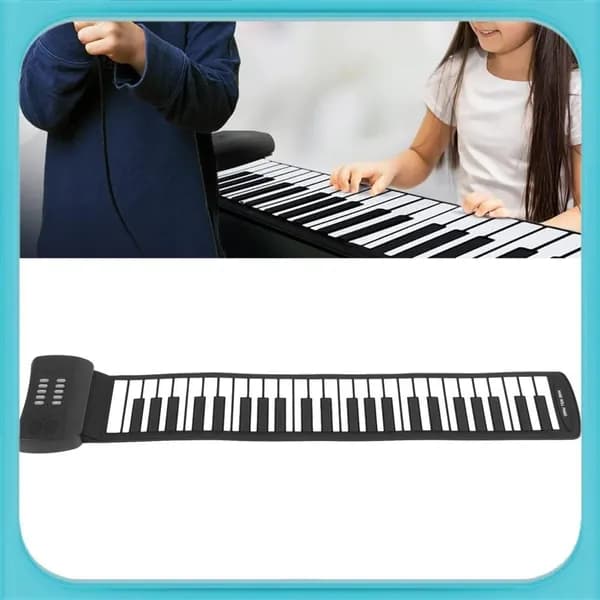 Roll Out Piano, Компактный синтезатор с 4D звуковыми эффектами, подходит для отдыха и учебы PM49