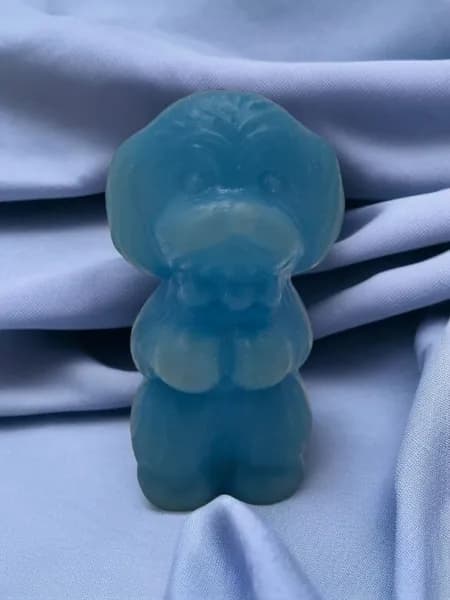Винтажная игрушка "Собачка", СССР, размер 4,5х4,5х7,5см