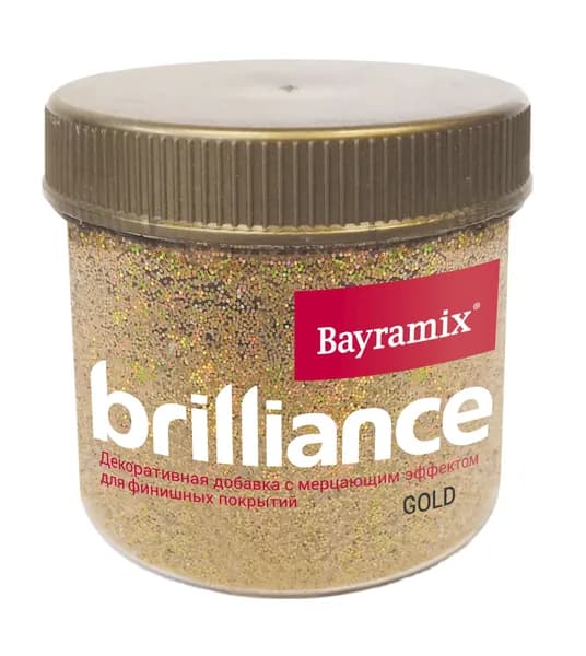 Добавка декоративная, блестки Bayramix Brilliance (30гр) золото (Gold)