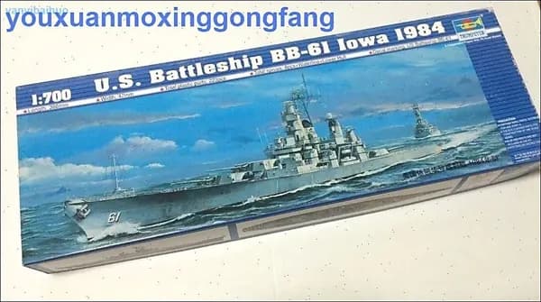 Trumpeter 1/700 05701 Американский линкор BB-61 Iowa 1984Корабль