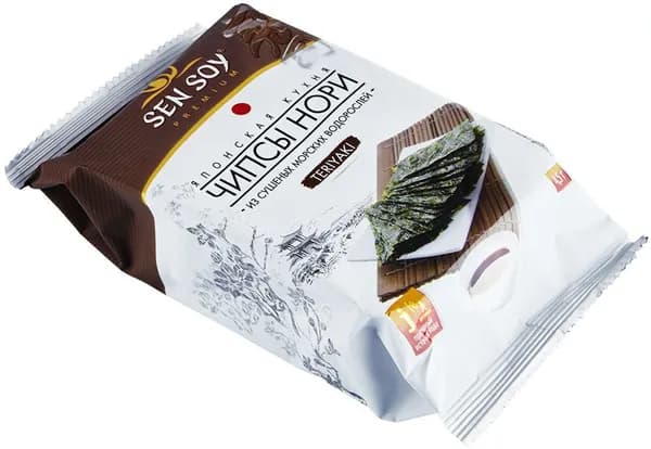 Sen Soy Чипсы Нори из морской капусты Teriyaki, 4,5 г