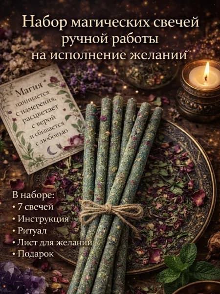 Набор магических программных свечей на исполнение желаний