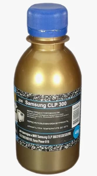 Тонер Samsung CLP 300/310/CLX 2160/3160 45 грамм cyan NonChem Gold АТМ
