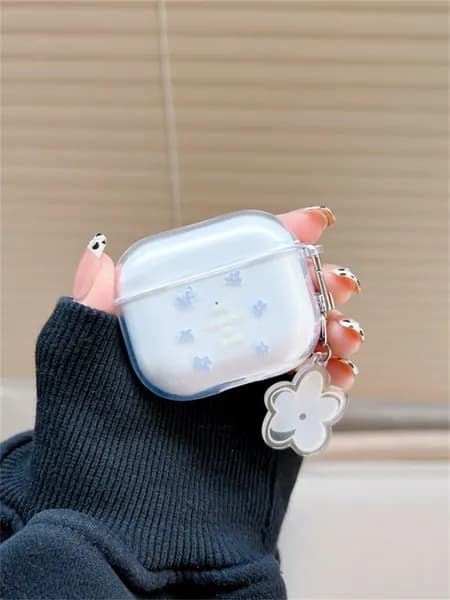 Для AirPods Pro 3 чехла Pro3 Чехол для наушников Pro3 Прозрачный мягкий чехол Милый