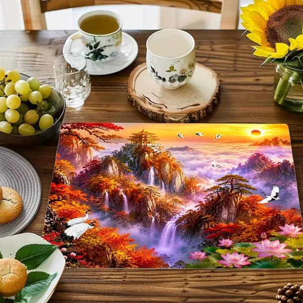 Салфетка сервировочная Искусственные материалы 32x42см, 1шт.