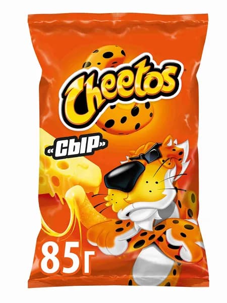 Кукурузные снеки-чипсы Cheetos со вкусом сыра, 85 г