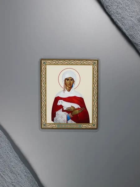 Икона Агнесса Римская (дорожная серия)
