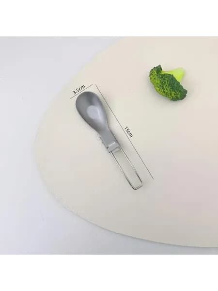Компактная титановая складная посуда Spork 3-в-1, легкая вилка-нож, Уличная посуда для походного ужина