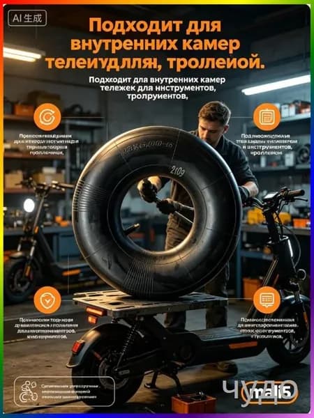 Камера колеса автомобильная 175/80 R16