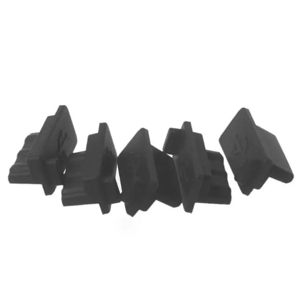 Резиновые заглушки для USB-портов компьютера (5 штук)