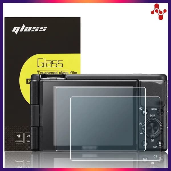 Комплект 2 шт: Защитное стекло для экрана камеры Сони Sony ZV-E10 ZVE10 ZV-1F ZV1F ZV-1II ZV1II