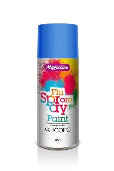 MagicLine 1090 Краска синяя флюоресцентная (265г 450мл)