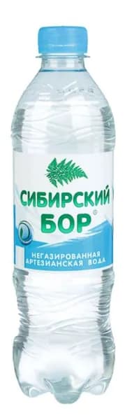 "СИБИРСКИЙ БОР" вода питьевая н/газ. 0,5 л (упаковка 12 шт)