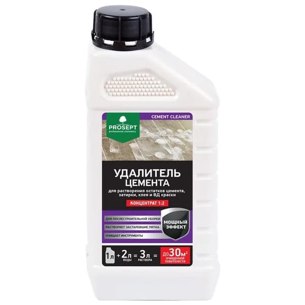PROSEPT CEMENT CLEANER- удалитель цемента, концентрат 1к2, 1л., арт.022-1