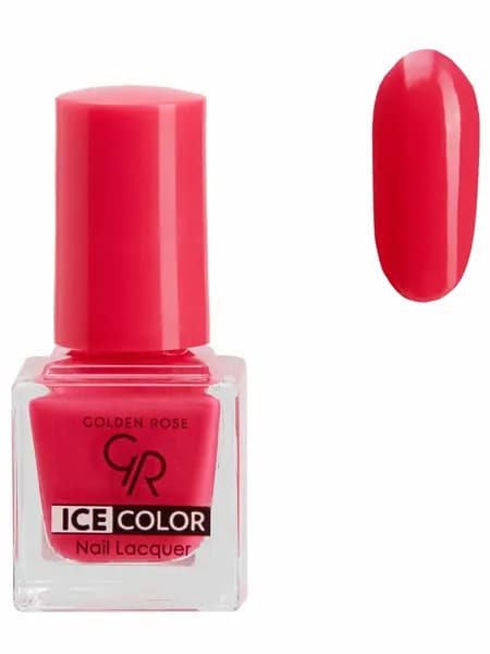 Golden Rose Лак для ногтей ягодно-розовый Ice Color mini, тон 117