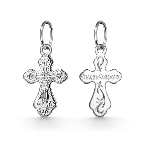 Крест православный серебро 925 от SOROKIN JEWELRY