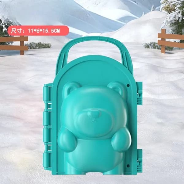 Снеговик игрушка для лепки, Снежколеп для малышей, DIY для снегом и песком снаружи, подарочная, 1 шт