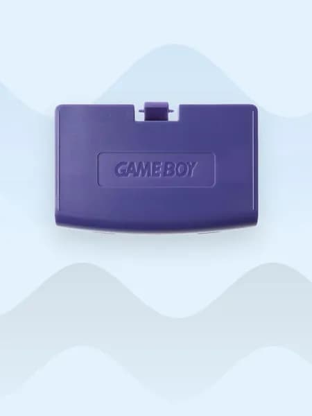 Пластиковая крышка аккумулятора для Game Boy Advance, Синий