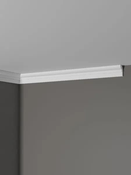 DD34 Потолочный плинтус из дюрополимера под покраску Decor-Dizain