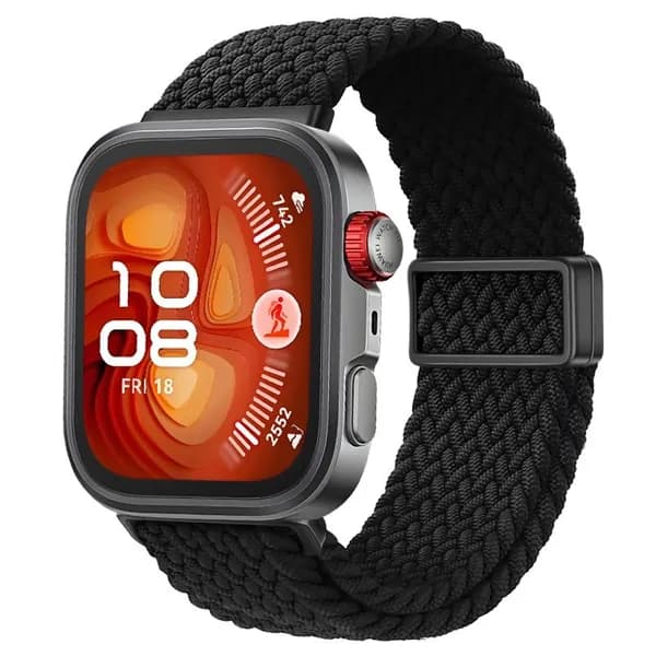 Магнитный нейлоновый ремешок для Huawei Fit3/Fit4/Fit4 Pro, с тканым дизайном для воздухопроницаемости и мягкости, доступен в нескольких цветовых вариантах.