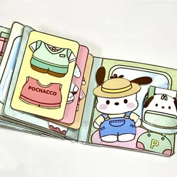 Тихая книга ручной работы Мелоди/kuromi, детская игрушка ручной работы для снятия стресса